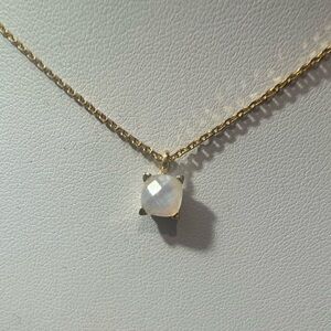 NWT Kate Spade Little Luxuries Square Mother of Pearl Pendant